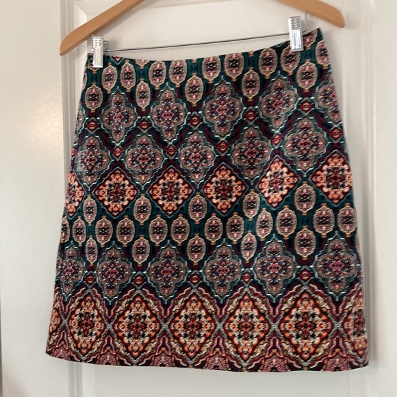 LOFT 4 Corduroy skirt geometric lined - Picture 5 of 10